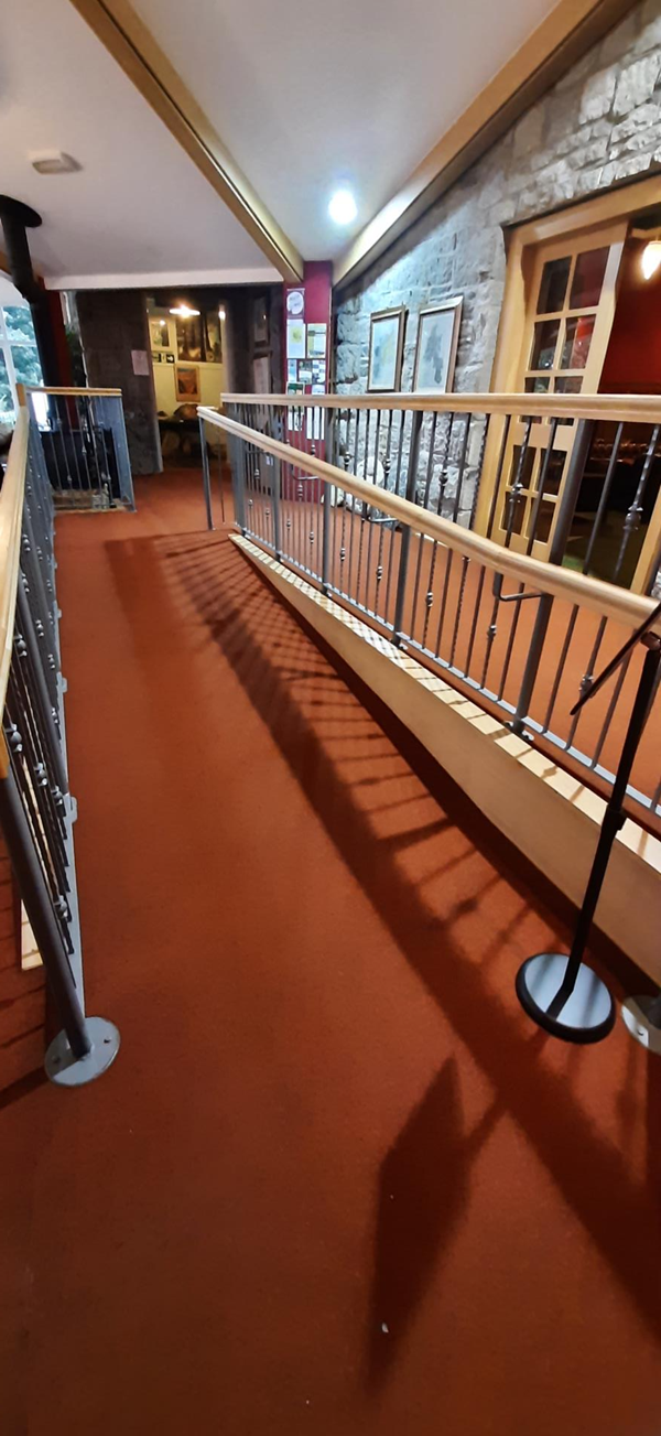 Ramped walkway