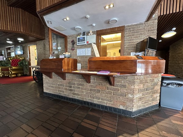 Image of box office with lowered counter