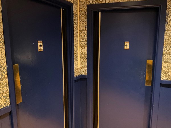 Image of toilet doors