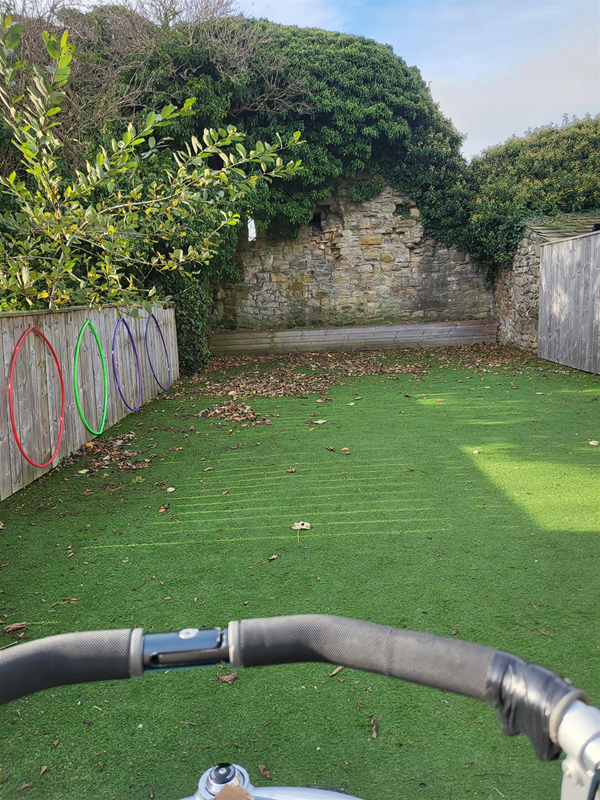 The children's play area.