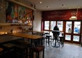Entrance and high tables.