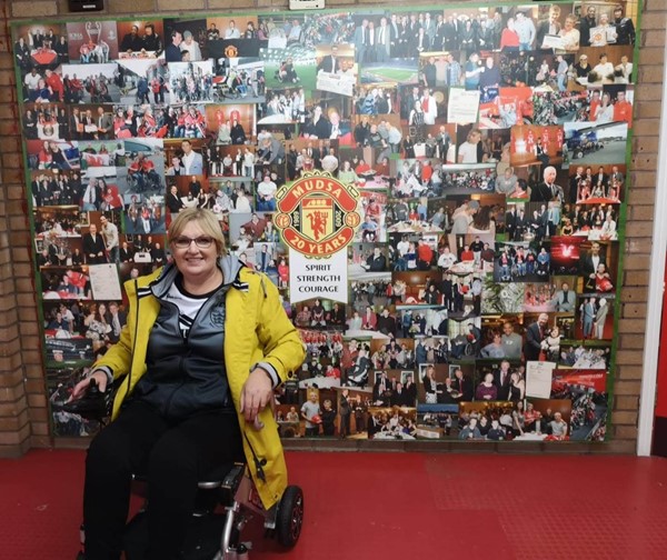 Photos of all of Man Utd disabled supporters.