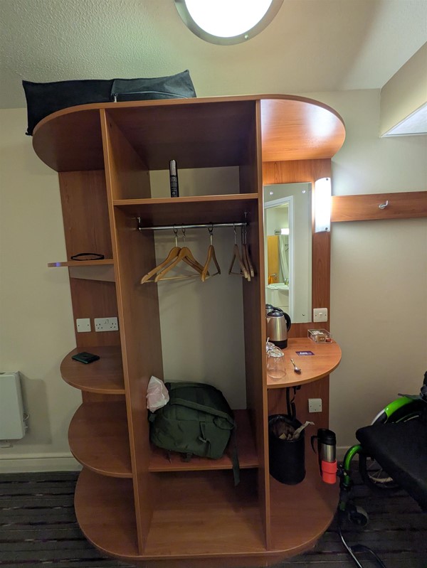 Image of a closet area