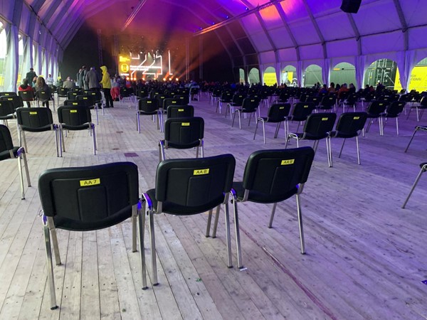 Spaced out seats