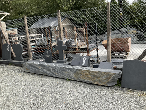 Slate being used to produce household items