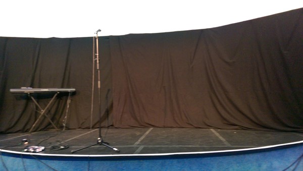 Picture of The Space at Symposium Hall - Picture of The Space at Symposium Hall - Mike stand on a stage