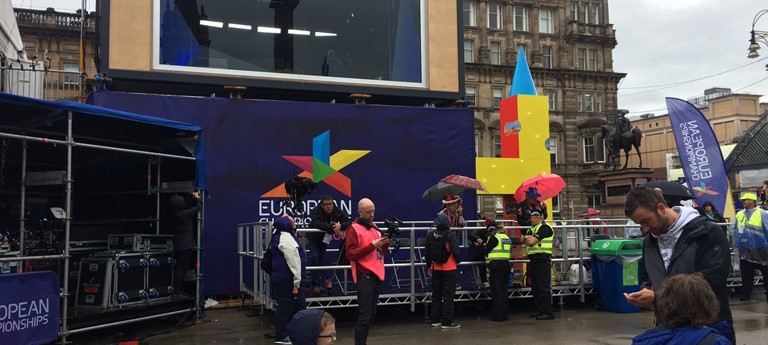 Glasgow 2018 European Championships at George Square