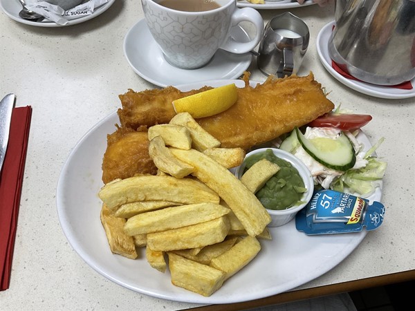 Image of fish and ships