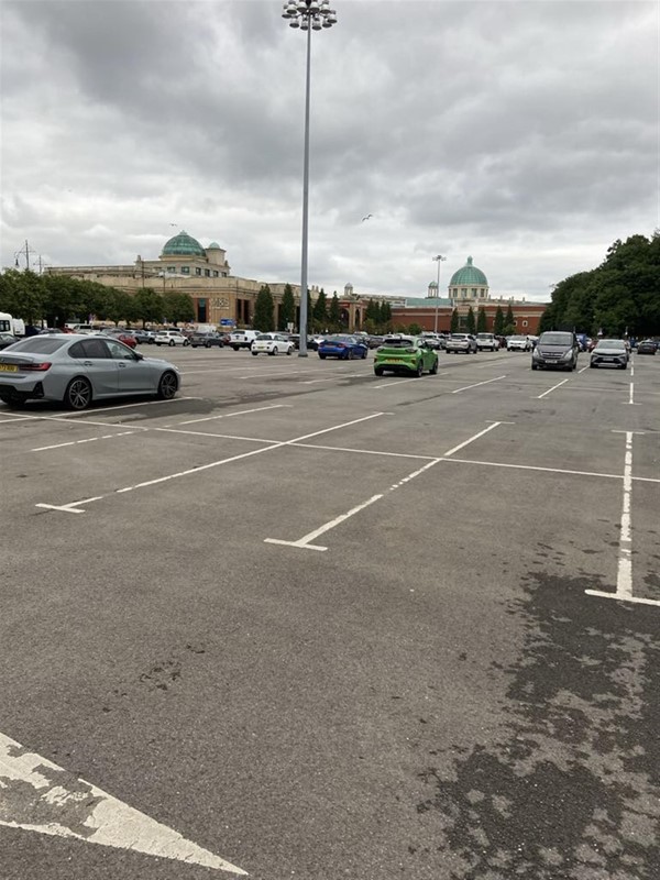Image of an empty car park