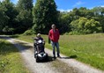 Picture of  two people in the park