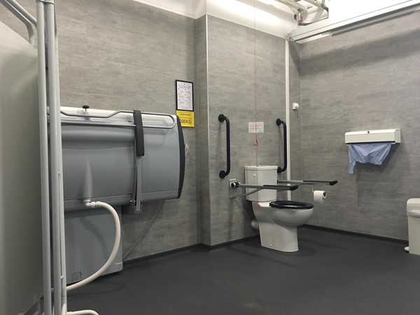 Image showing half of the Changing Places toilet room.