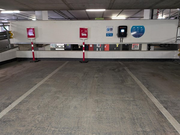 image of EV charger bays