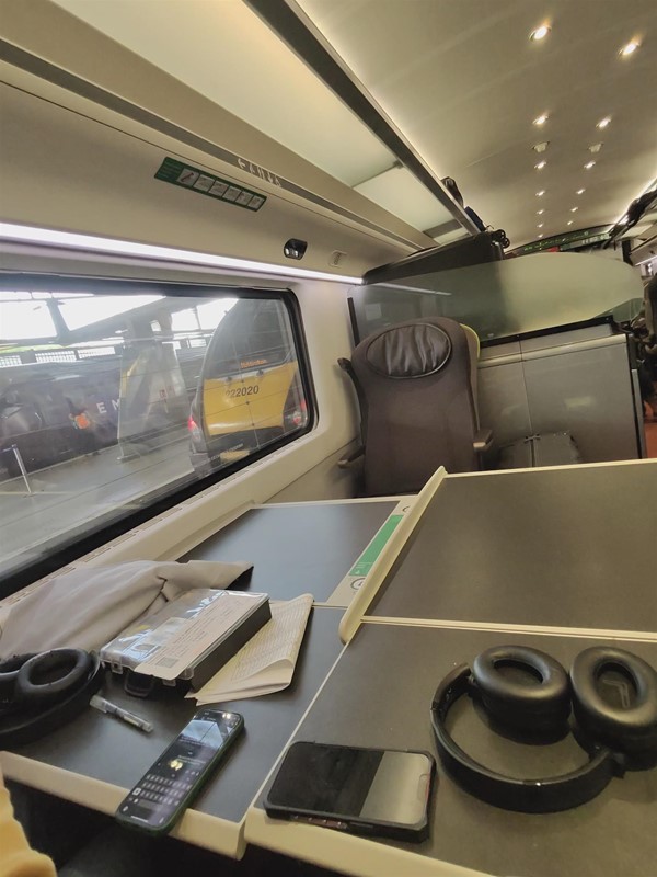 Image of a train table