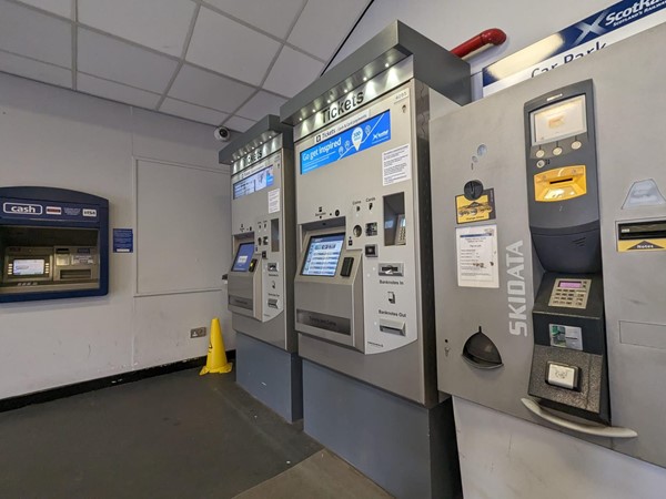Image of Paisley Gilmour Street Railway Station ticket machines