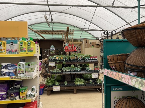 Image of a garden centre interior