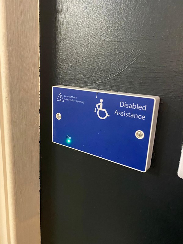 Image of an accessible toilet sign