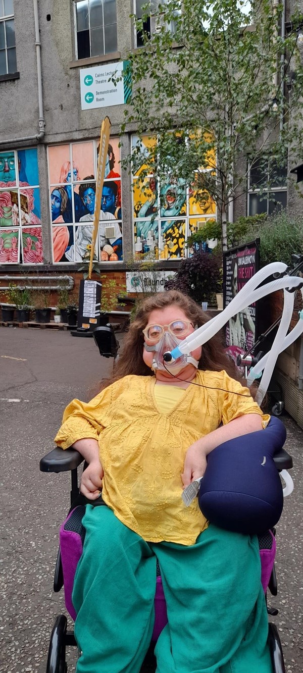 Powerchair user