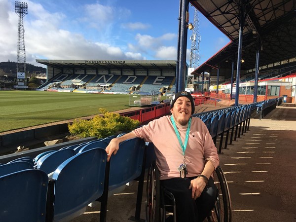 Accessible seating at various spots around the ground, with fantastic views of the pitch!