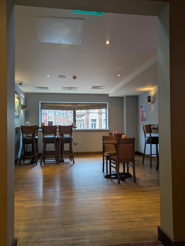 image of seating area in bar