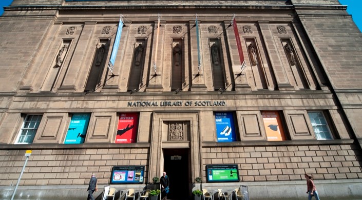 BSL tour of the National Library of Scotland on Disabled Access Day