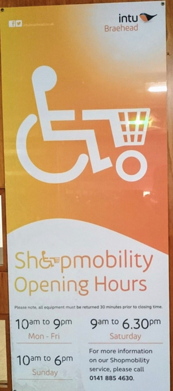 Shopmobility poster