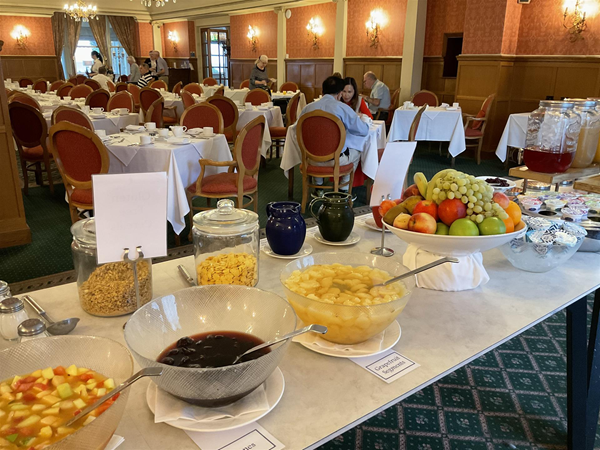 Image of a buffet bar