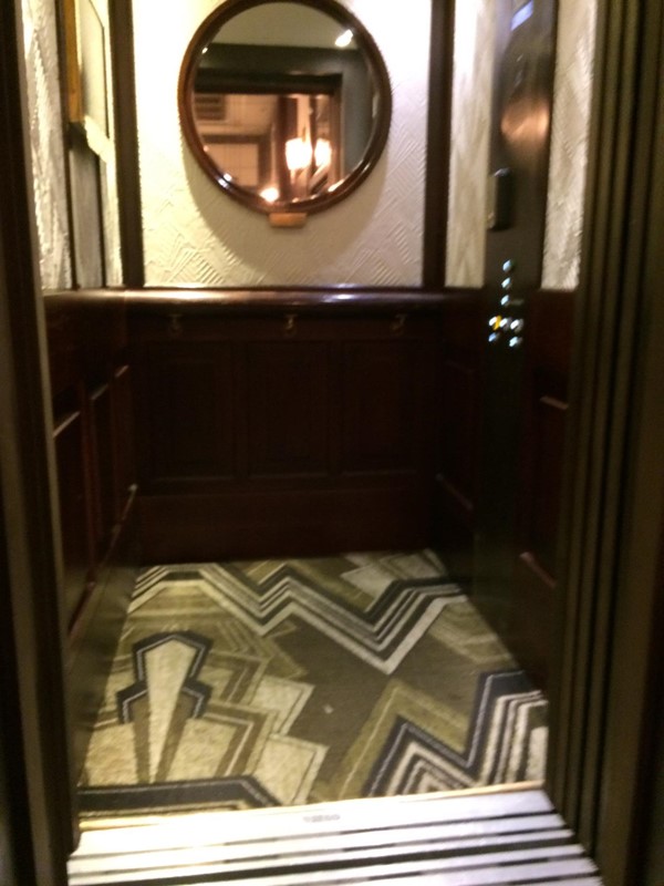 One of two lifts to the basement
