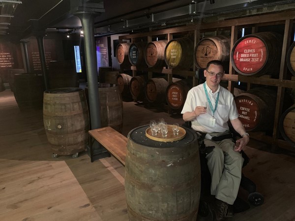 Paul stops for a dram