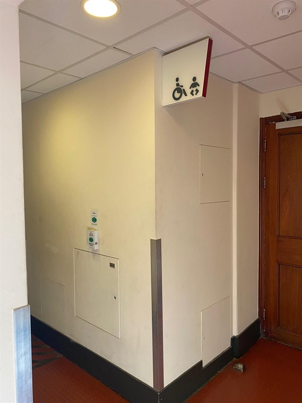 disabled toilet and baby changing