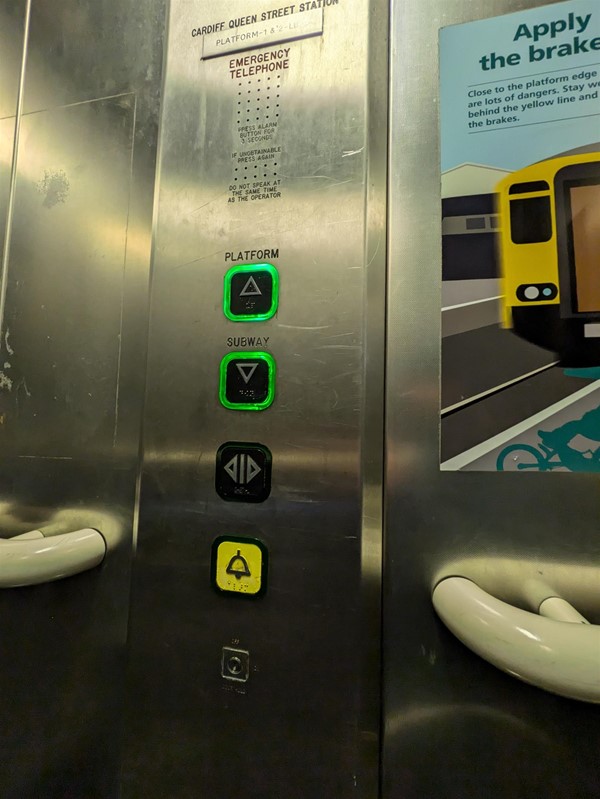Image of lift buttons