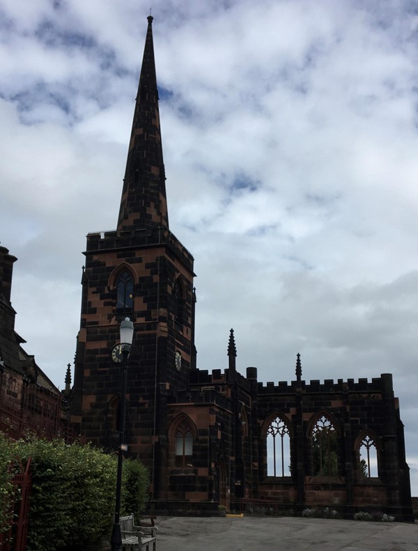 The old St Mary’s steeple. You can go up it but access is by stairs