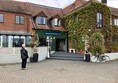 The front entrance is inviting
