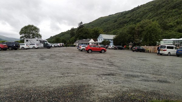 Picture of a large empty car park