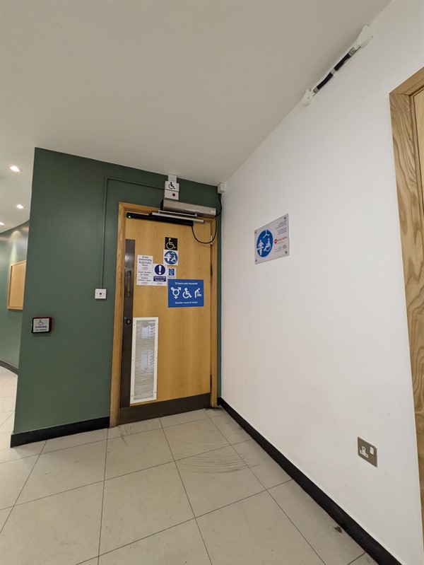Image of the door to the Changing Places toilet