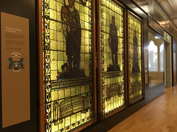 Inside the galleries