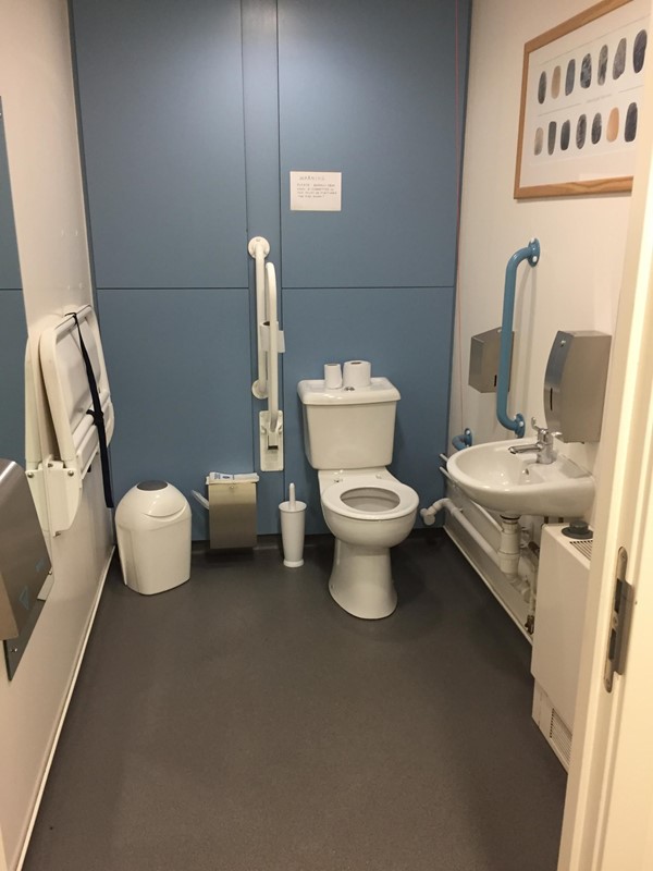 Accessible loo at Shetland Museum