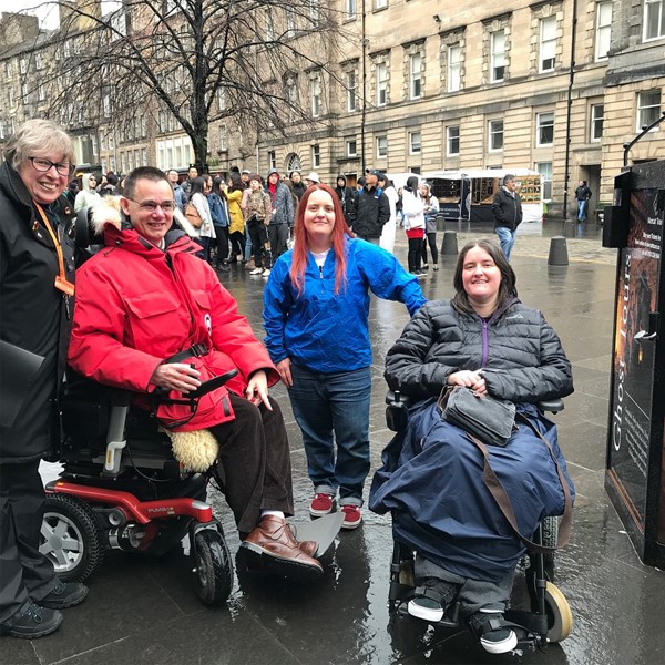 People on a Mercat Walking Tour