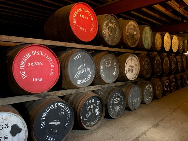 Casks in store