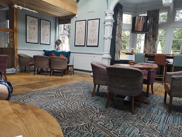 Relaxed dining area