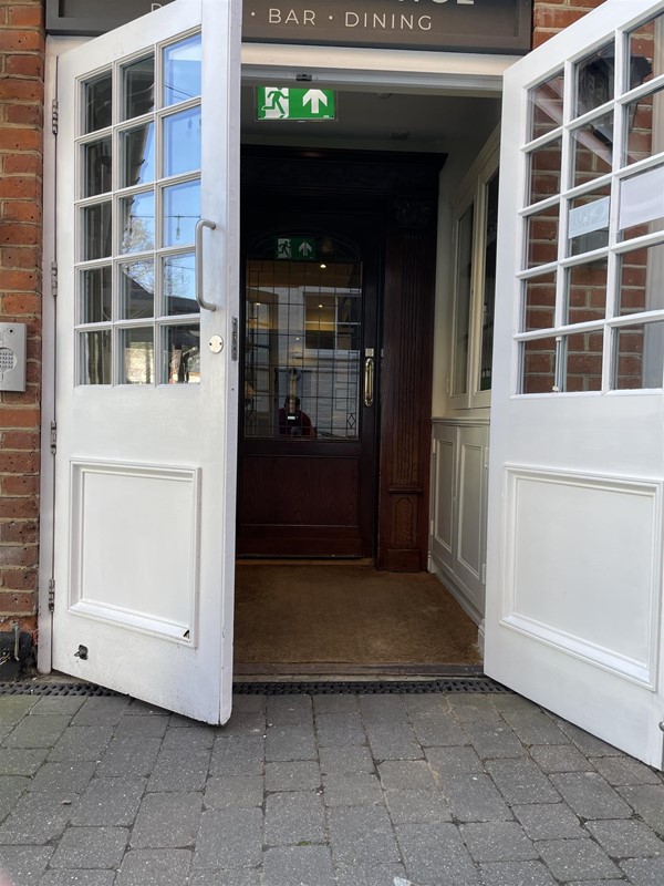 Main entrance from the courtyard