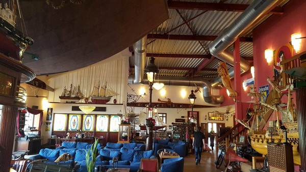 Inside the main entrance area