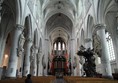 St Rombouts cathedral interior with huge pulpit