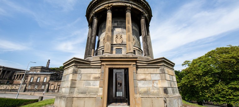 Pop -up - Edinburgh Art Festival at Burns Monument