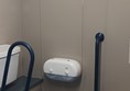 Grab rails in the disabled toilet