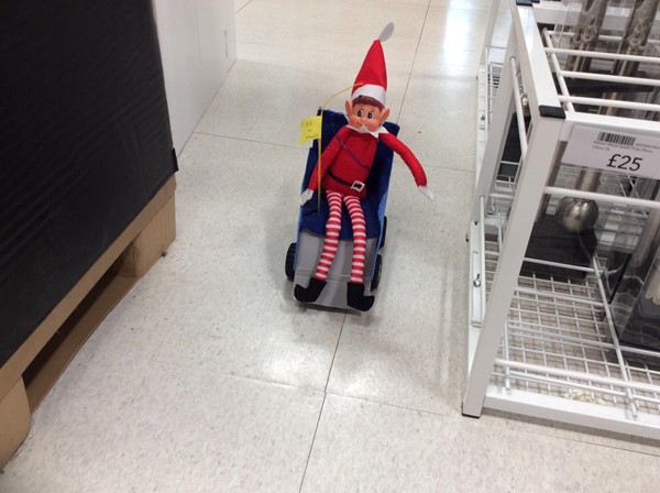 Getting around in an elf sized chair is okay, but it is much harder for people sized wheelchair users.