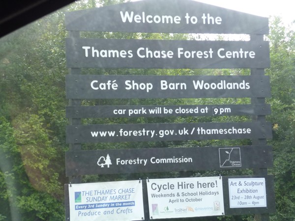Photo of the centre welcome sign.
