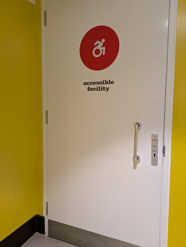 Image of door to Changing Places toilet