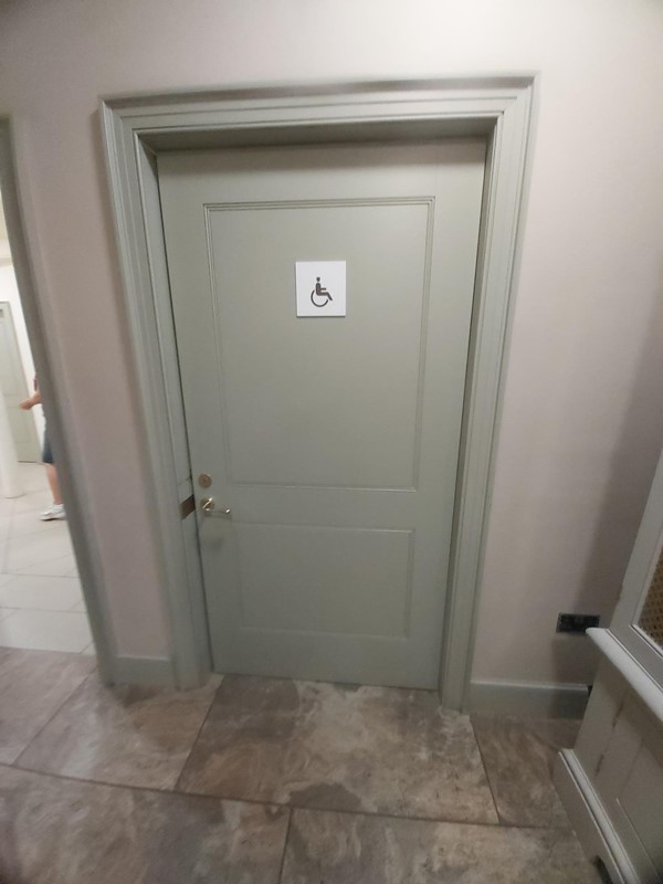 Toilet door