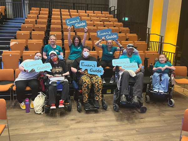 Image showing the wheelchair seating area in Venue T.