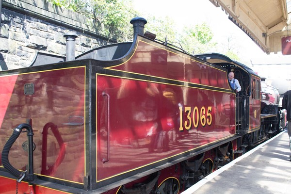 Locomottive at Bury Station.